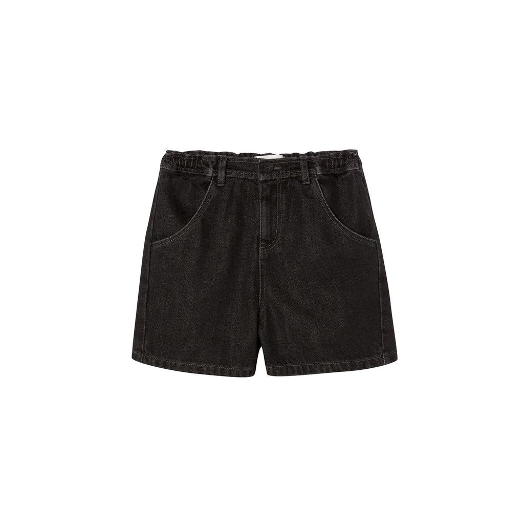 Main Story Kid's Organic Cotton Denim Short Black New | BIEN BIEN bienbienshop.com