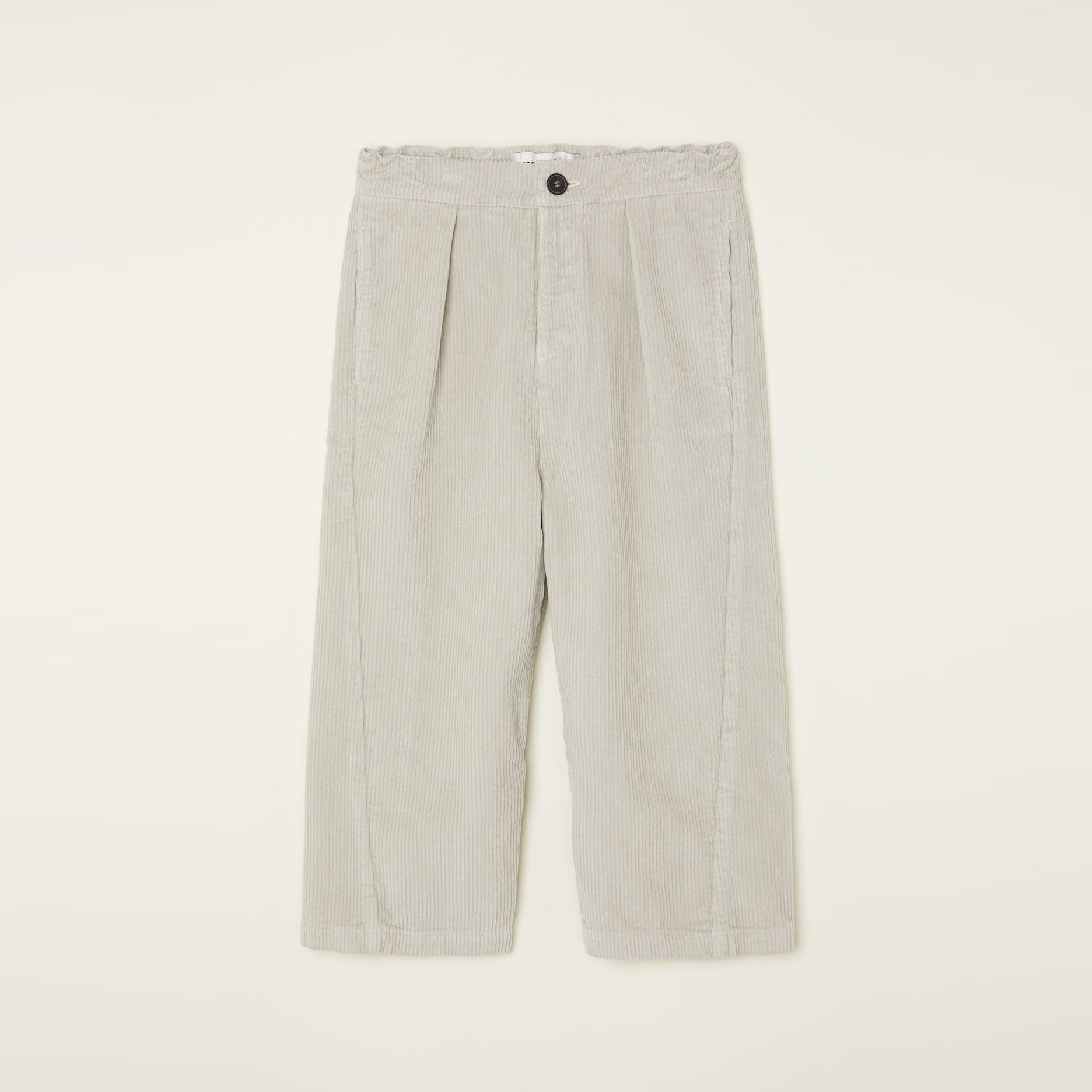 NEW Main Story UK Kids Corduroy Barrel Pant Silver Birch | BIEN BIEN bienbienshop.com