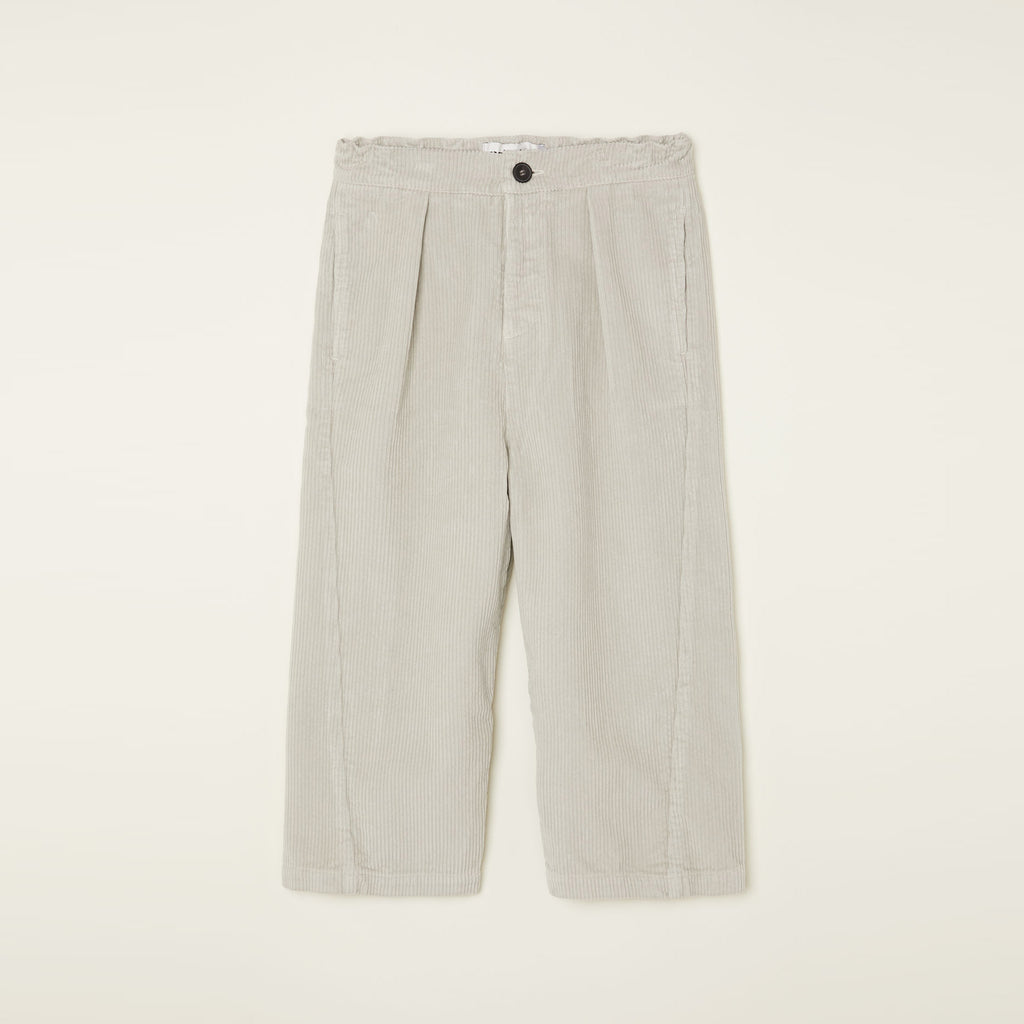 NEW Main Story UK Kids Corduroy Barrel Pant Silver Birch | BIEN BIEN bienbienshop.com