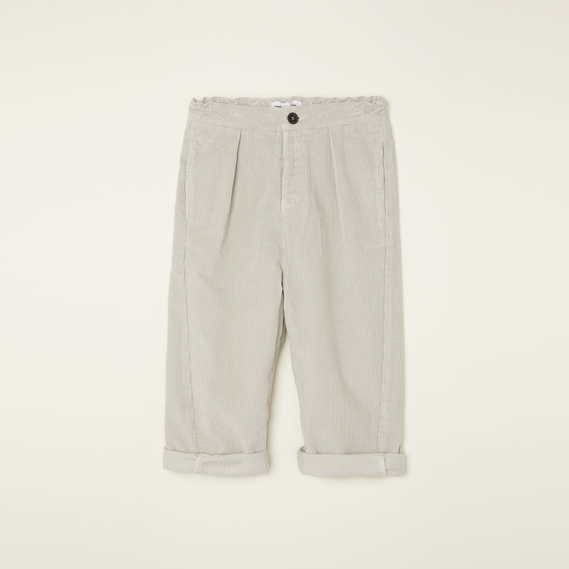 NEW Main Story UK Kids Corduroy Barrel Pant Silver Birch | BIEN BIEN bienbienshop.com