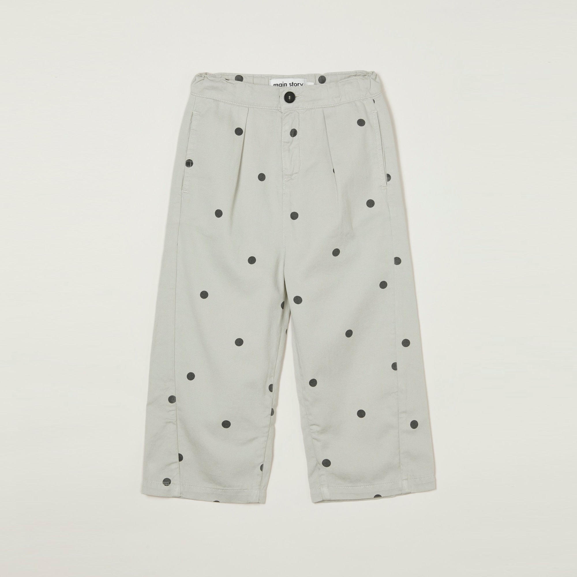 NEW Main Story Kid's Barrel Trouser Silver Birch Dot Pant | BIEN BIEN bienbienshop.com