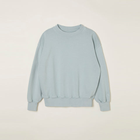 NEW Main Story Kid's Oversized Cotton Jersey Fleece Sweatshirt Quarry | BIEN BIEN bienbienshop.com