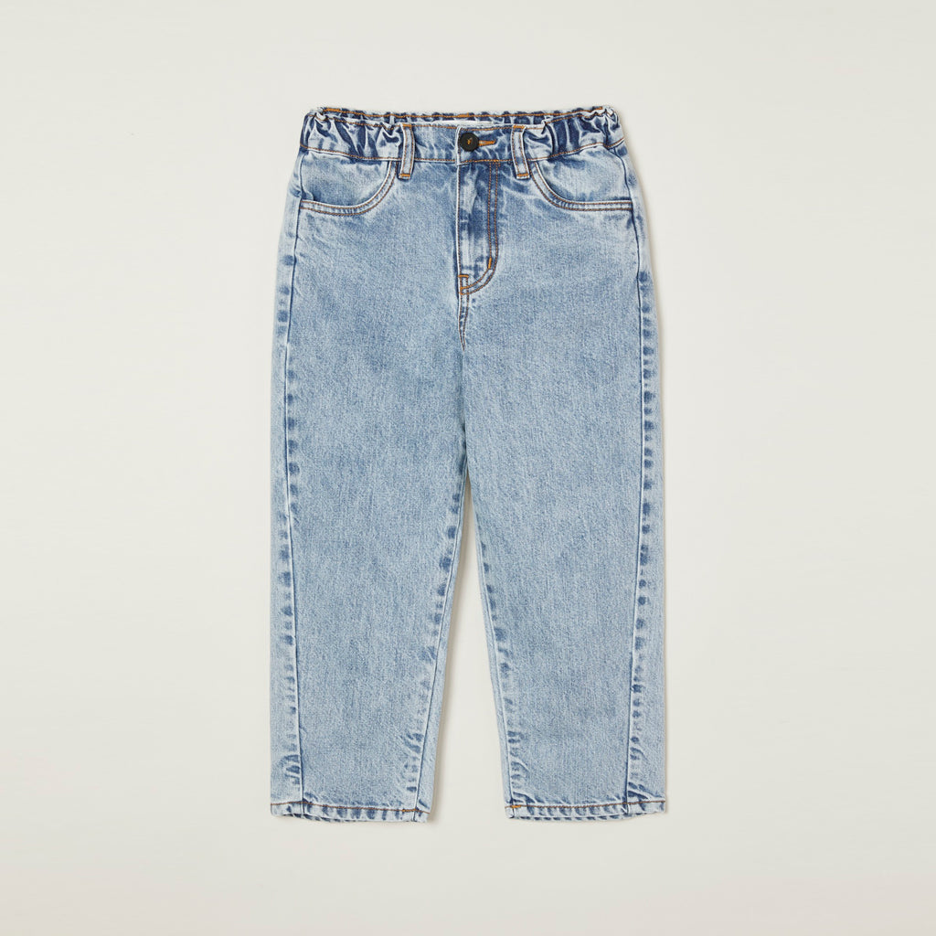 NEW Main Story Kid's Twisted Side Seam Tapered Denim Jean Fadeout | BIEN BIEN bienbienshop.com