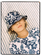 The New Society Hibiscus Girl's Long Sleeve Swimsuit White | BIEN BIEN bienbienshop.com