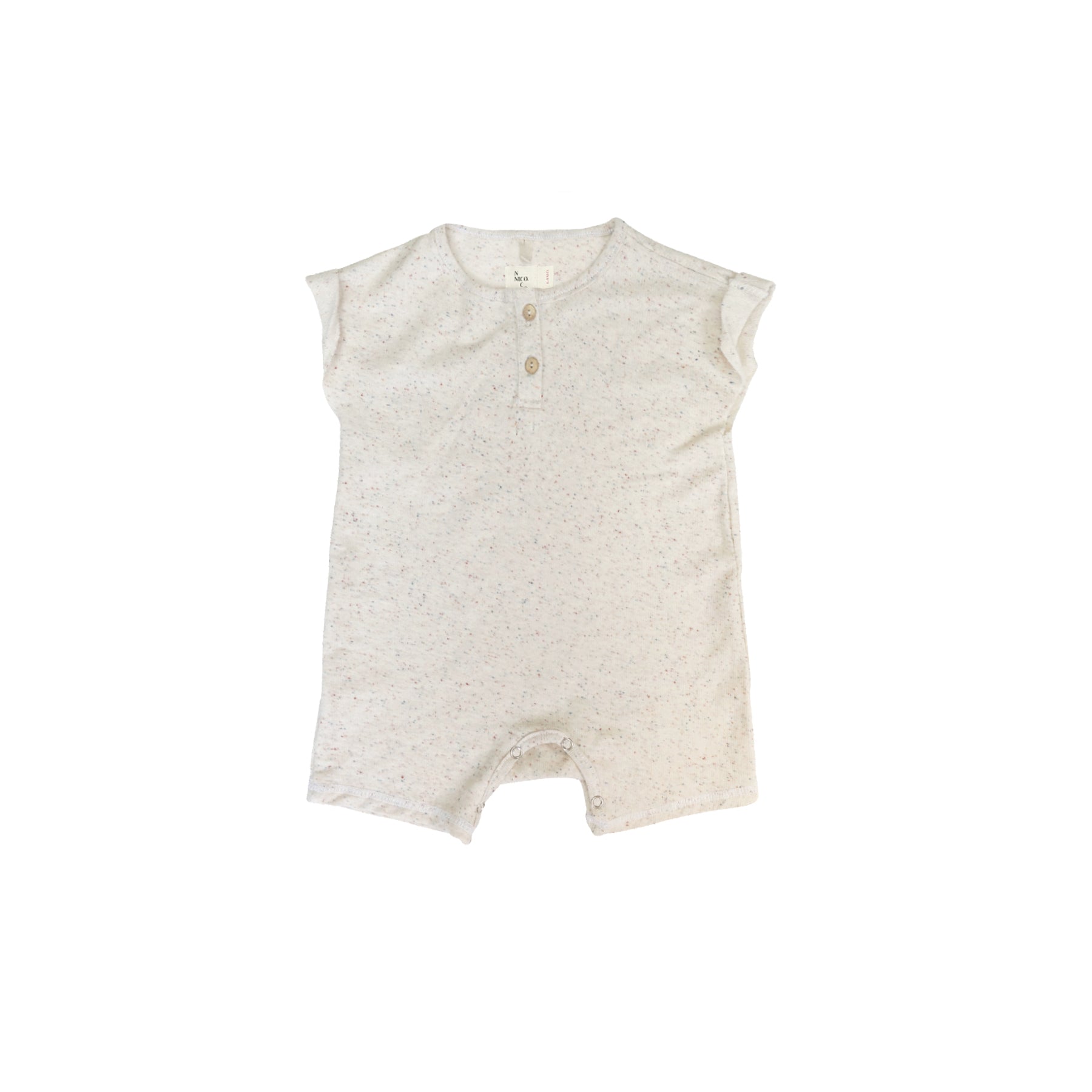 NEW Nico Nico Callen Baby Romper Confetti Natural Ivory | BIEN BIEN