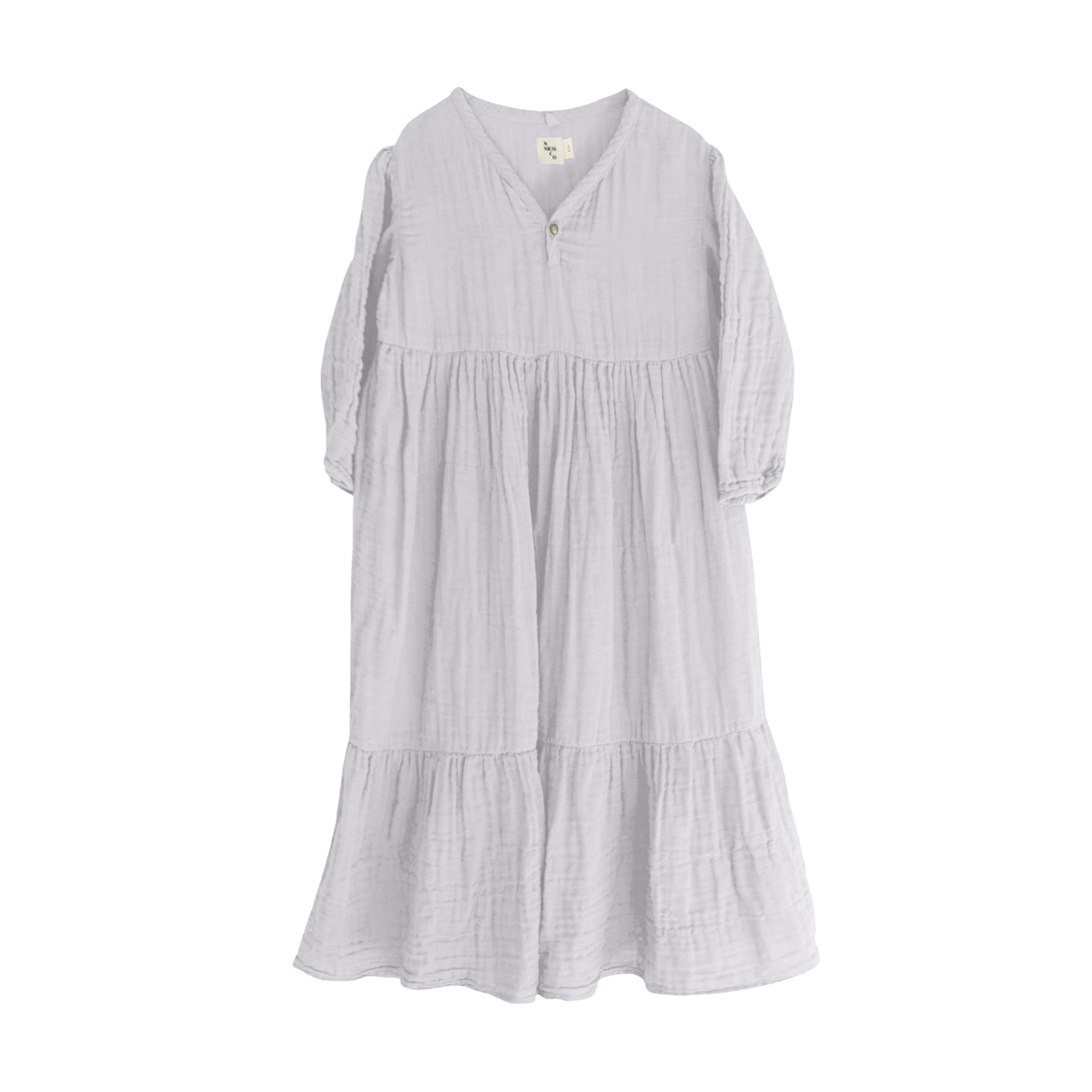 NEW Nico Nico Athena Kid's Prairie Maxi Dress Thunder Grey | BIEN BIEN bienbienshop.com