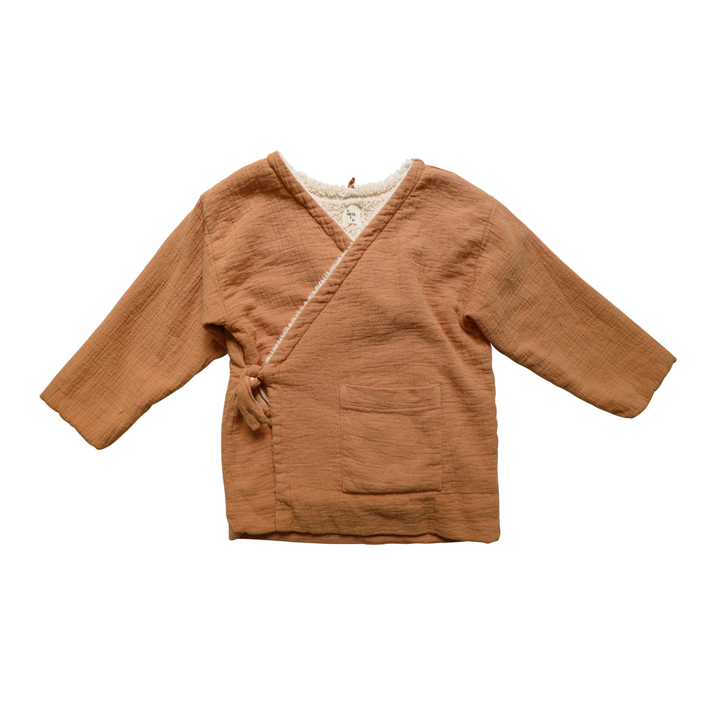 Nico Nico Che Kid's Chevron Kimono Jacket Squash | BIEN BIEN www.bienbienshop.com