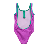 Pacific Rainbow Charlotte Girl's Swimsuit in Fuchsia | BIEN BIEN
