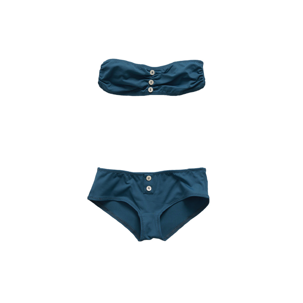 Pacific Rainbow Marnie Girl's Swimsuit in Emeraude | BIEN BIEN