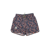 Pacific Rainbow Aaron Kid's Swim Trunks SPF 50 Leaf Pink | BIEN BIEN bienbienshop.com