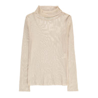 Polder Girl Castor Girl's Turtleneck T-Shirt in Powder | BIEN BIEN