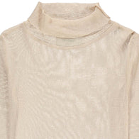 Polder Girl Castor Girl's Turtleneck T-Shirt in Powder | BIEN BIEN