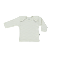 Poudre Organic Begonia Baby Long Sleeve Tee Almond Milk | BIEN BIEN  Baby gifts under $30