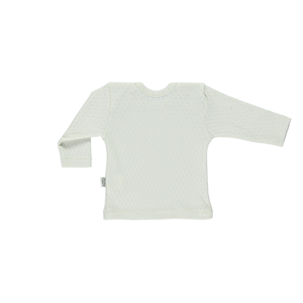 Poudre Organic Begonia Baby Long Sleeve Tee Almond Milk | BIEN BIEN  Baby gifts under $30