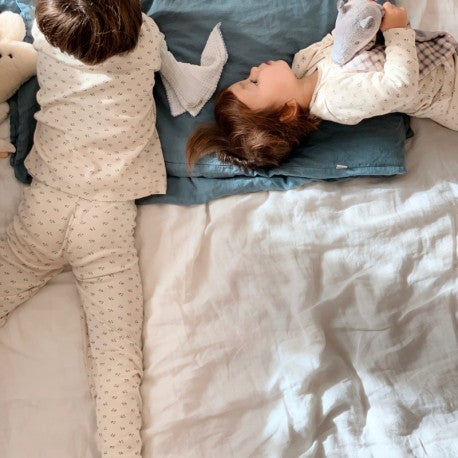 Poudre Organic Arbousier Kid's Pyjama Set Honey Print | BIEN BIEN