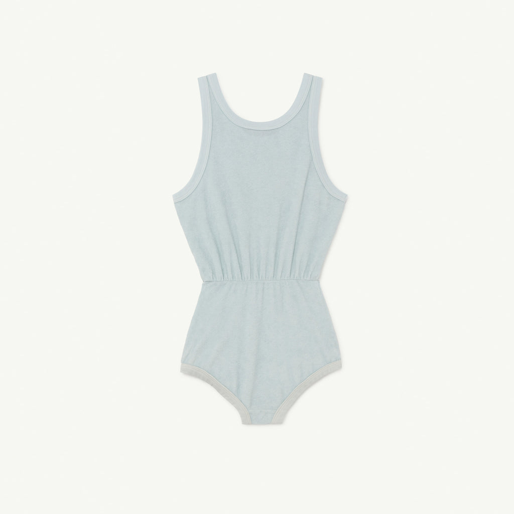 The Animals Observatory Squirrel Kid's Bodysuit Light Blue Lindo NEW | BIEN BIEN