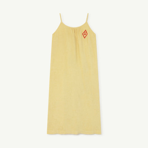 NEW The Animals Observatory Gazel Kid's Slip Dress Yellow | BIEN BIEN bienbienshop.com