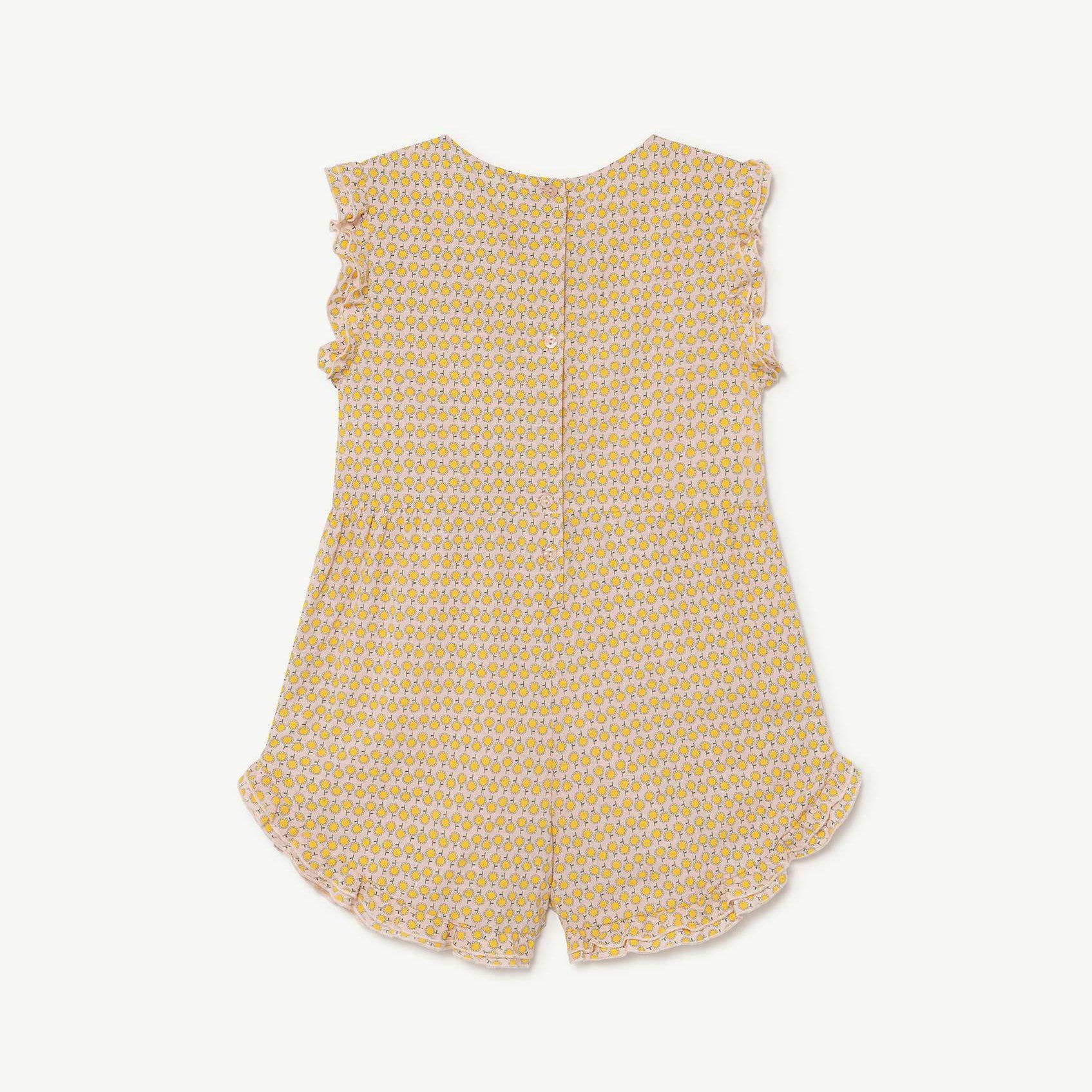 NEW The Animals Observatory Squirrel Kid's Romper Flower | BIEN BIEN bienbienshop.com
