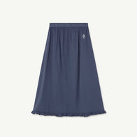 NEW The Animals Observatory Sparrow Kid's Maxi Skirt Navy | BIEN BIEN bienbienshop.com
