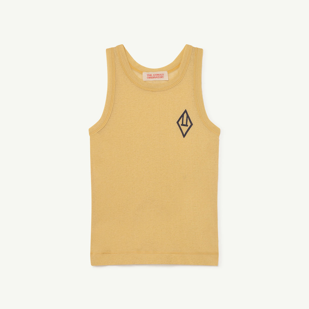 NEW The Animals Observatory Frog Kid's Tank Top Light Tan | BIEN BIEN bienbienshop.com