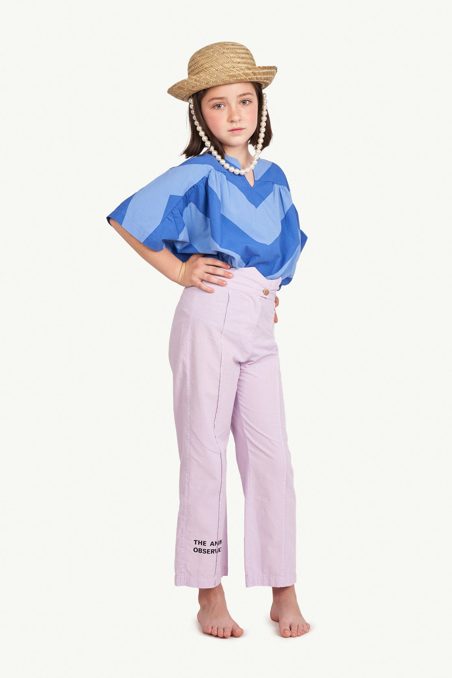 NEW The Animals Observatory Porcupine Kid's Trouser Lilac | BIEN BIEN bienbienshop.com