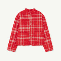 NEW The Animals Observatory Starling Kids Jacket Red Plaid | BIEN BIEN bienbienshop.com