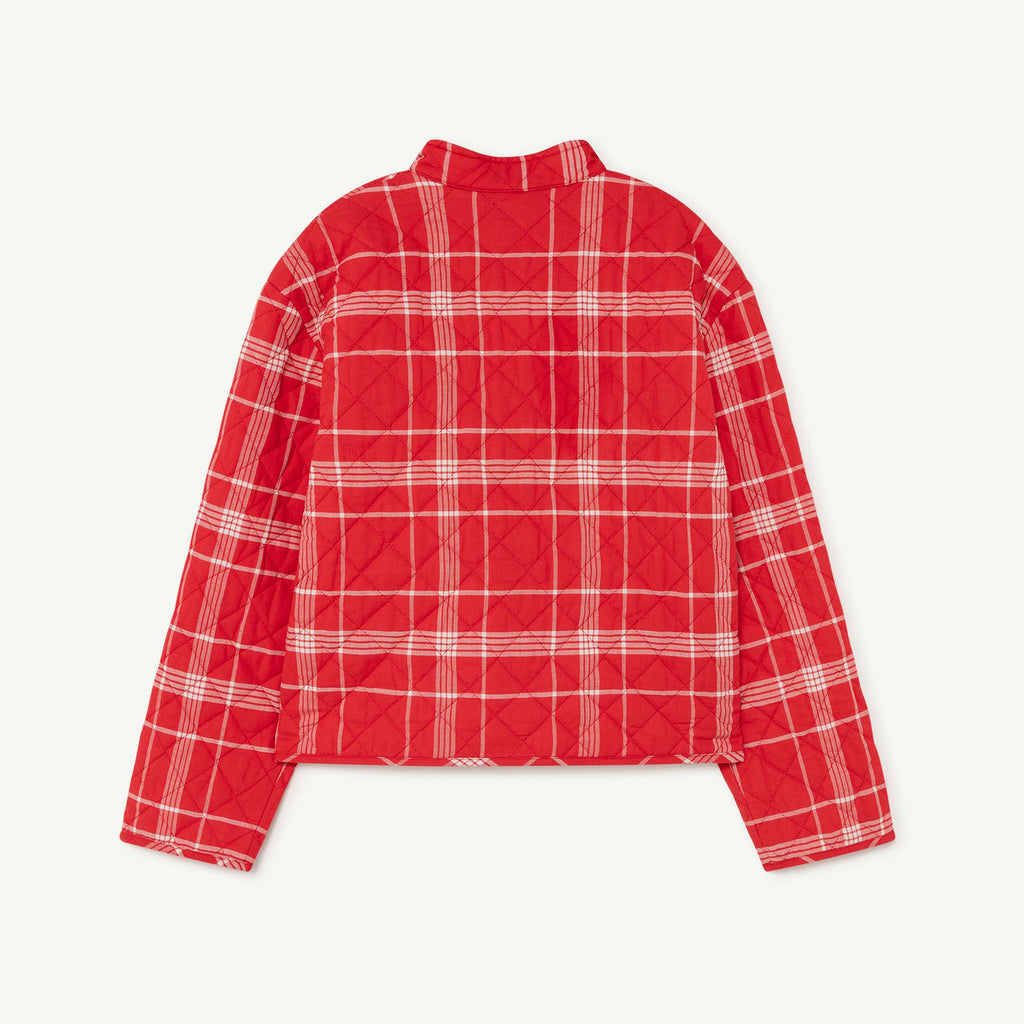 NEW The Animals Observatory Starling Kids Jacket Red Plaid | BIEN BIEN bienbienshop.com