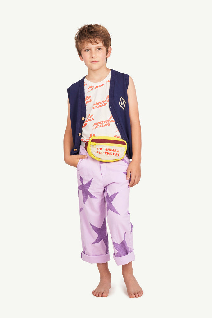 NEW The Animals Observatory Parrot Kid's Sweater Vest Navy | BIEN BIEN bienbienshop.com