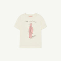 The Animals Observatory Rooster Kid's Mysterious Shirt White Pink BIEN BIEN bienbienshop.com