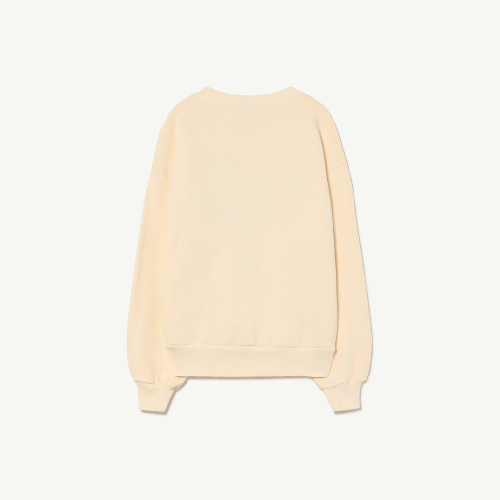 The Animals Observatory Bear Kid's Sweatshirt Off-White Red Bird | BIEN BIEN bienbienshop.com