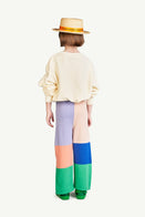 The Animals Observatory Bear Kid's Sweatshirt Off-White Red Bird | BIEN BIEN bienbienshop.com