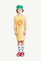 The Animals Observatory Gorilla Kid's T-Shirt Dress Yellow Sun | BIEN BIEN bienbienshop.com