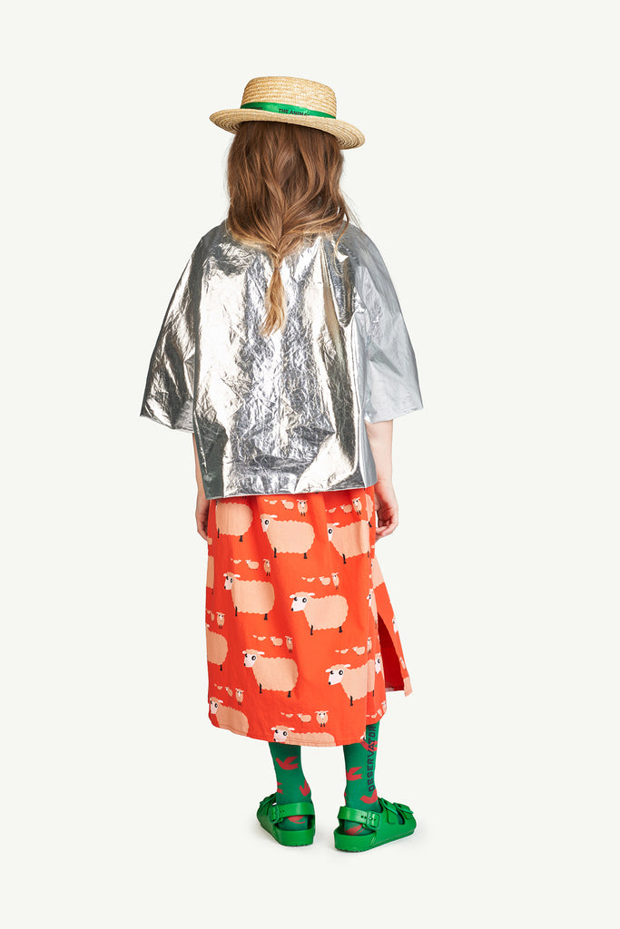 The Animals Observatory Jellyfish Kid's Sun Dress Red Sheep | BIEN BIEN bienbienshop.com