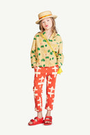 The Animals Observatory Wolf Kids Pajama Buttondown Shirt Camel House Print | BIEN BIEN bienbienshop.com