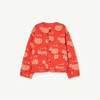The Animals Observatory Starling Kid's Reversible Jacket Red Sheep | BIEN BIEN bienbienshop
