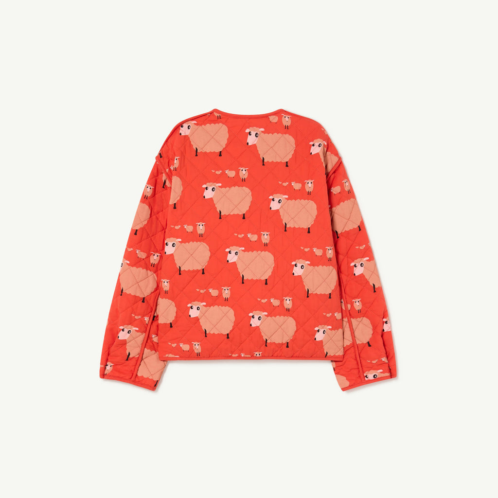 The Animals Observatory Starling Kid's Reversible Jacket Red Sheep | BIEN BIEN bienbienshop