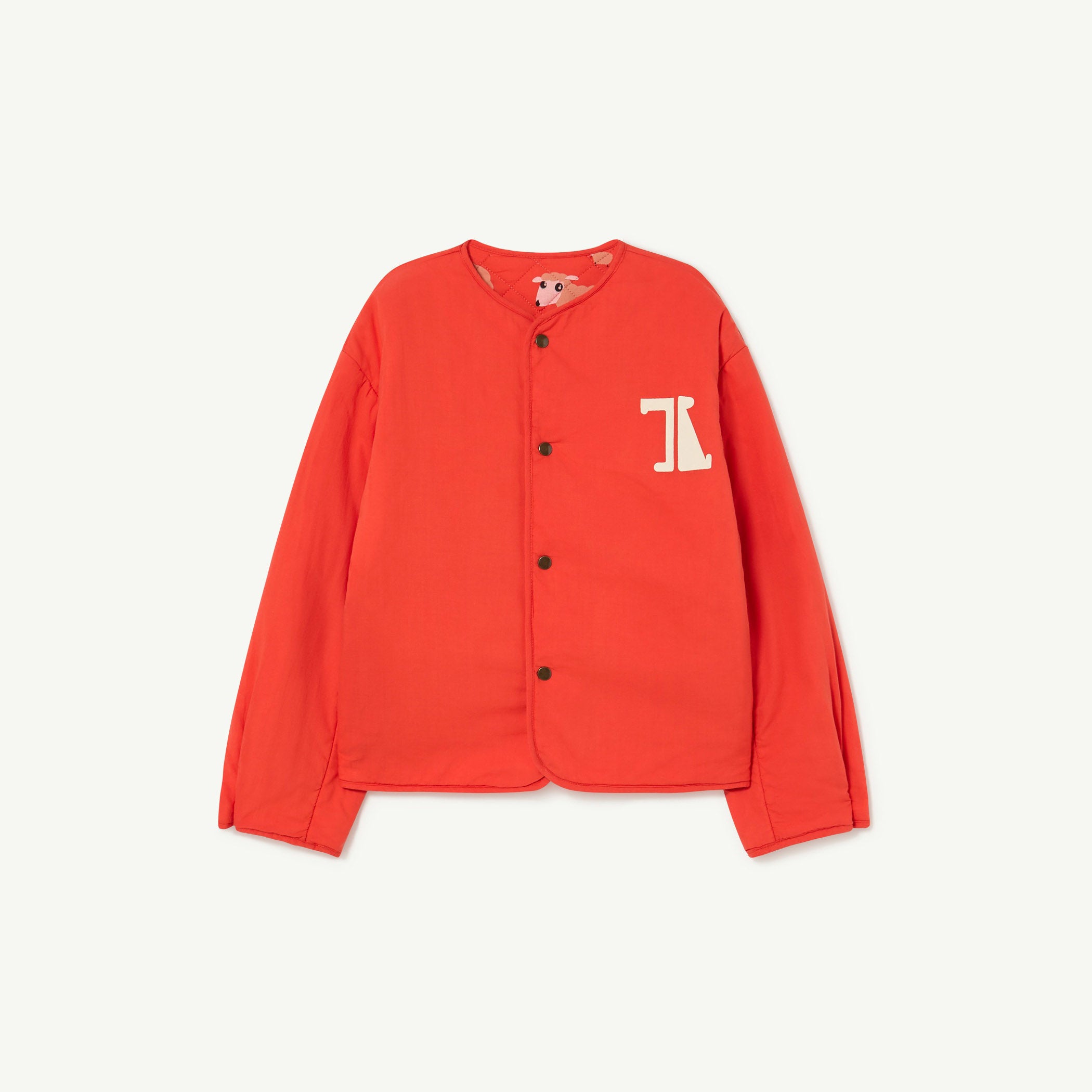 The Animals Observatory Starling Kid's Reversible Jacket Red Sheep | BIEN BIEN bienbienshop
