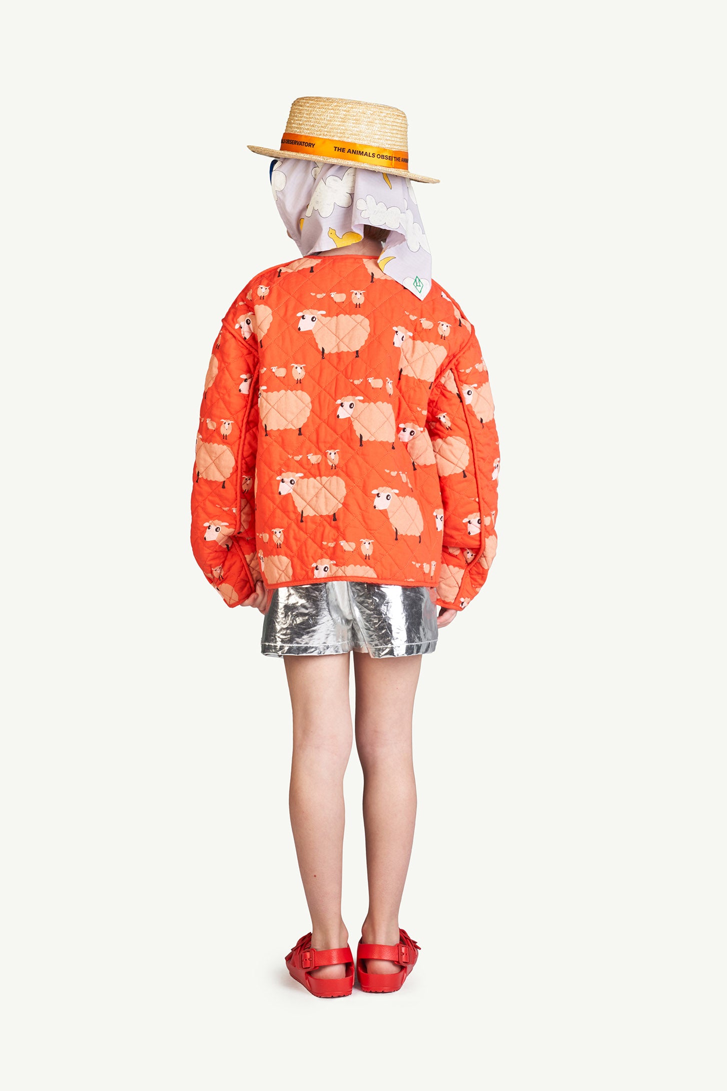 The Animals Observatory Starling Kid's Reversible Jacket Red Sheep | BIEN BIEN bienbienshop