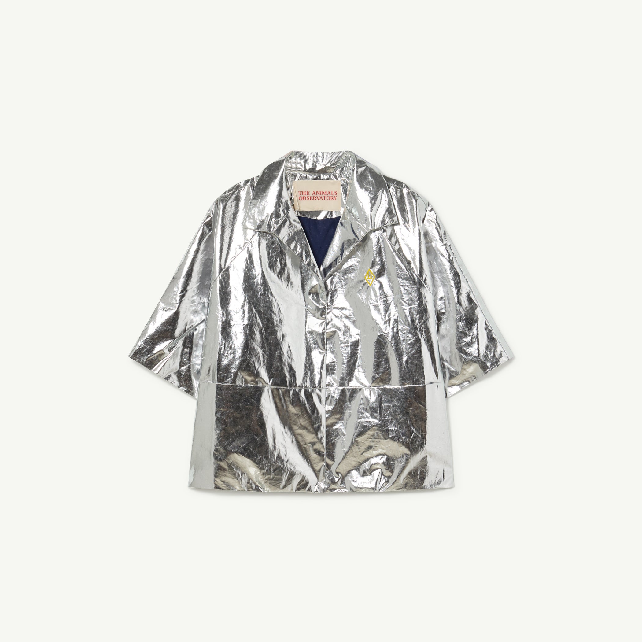 The Animals Observatory Lion Kid's Jacket Shiny Silver | BIEN BIEN bienbienshop