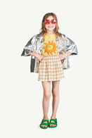 The Animals Observatory Lion Kid's Jacket Shiny Silver | BIEN BIEN bienbienshop