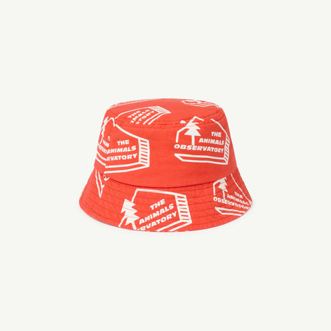 The Animals Observatory Starfish Baby Bucket Sun Hat Red White Tree | BIEN BIEN bienbienshop.com