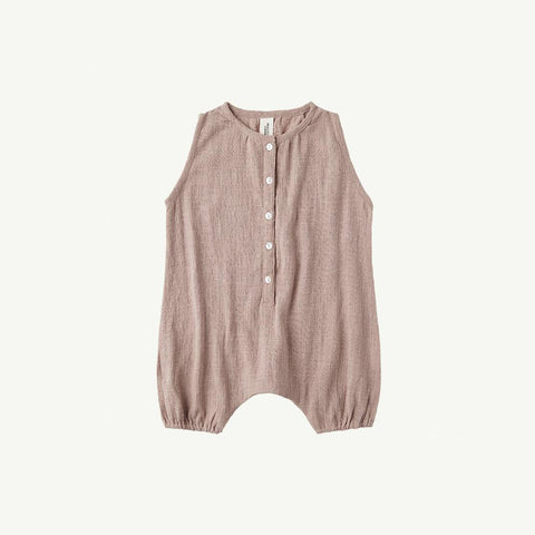 Summer & Storm Baby Sleeveless Romper Cotton Mushroom | BIEN BIEN