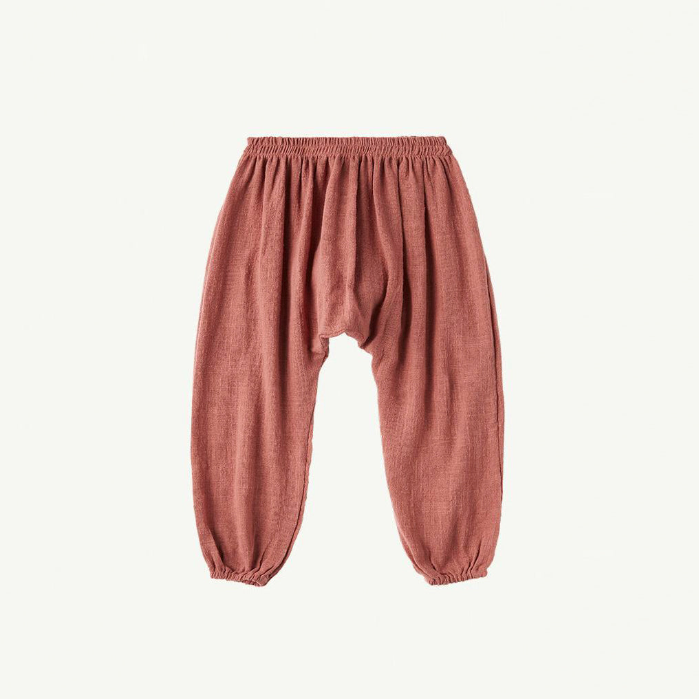 Summer & Storm Kid's Harem Pant Cotton Dusty Rose (Blush) | BIEN BIEN