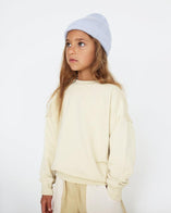 Summer & Storm Kid's Crewneck Sweatshirt Natural Ivory | BIEN BIEN bienbienshop.com