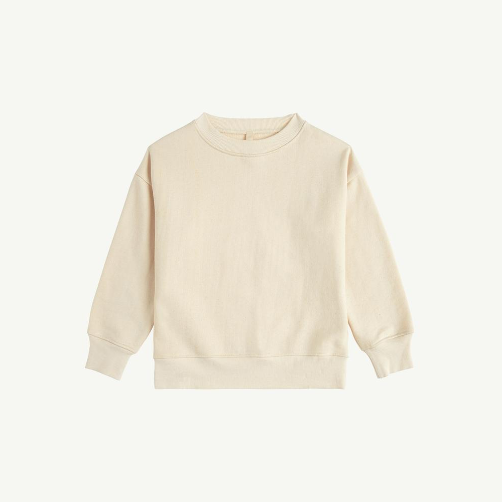 Summer & Storm Kid's Crewneck Sweatshirt Natural Ivory | BIEN BIEN bienbienshop.com