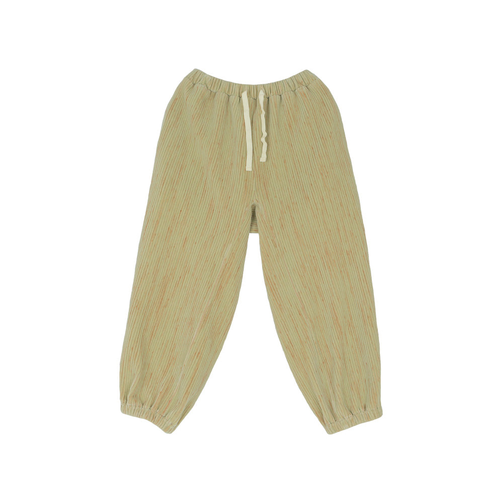 Tambere Jeane Kid's Ribbed Jogger Pant Beige | BIEN BIEN bienbienshop.com