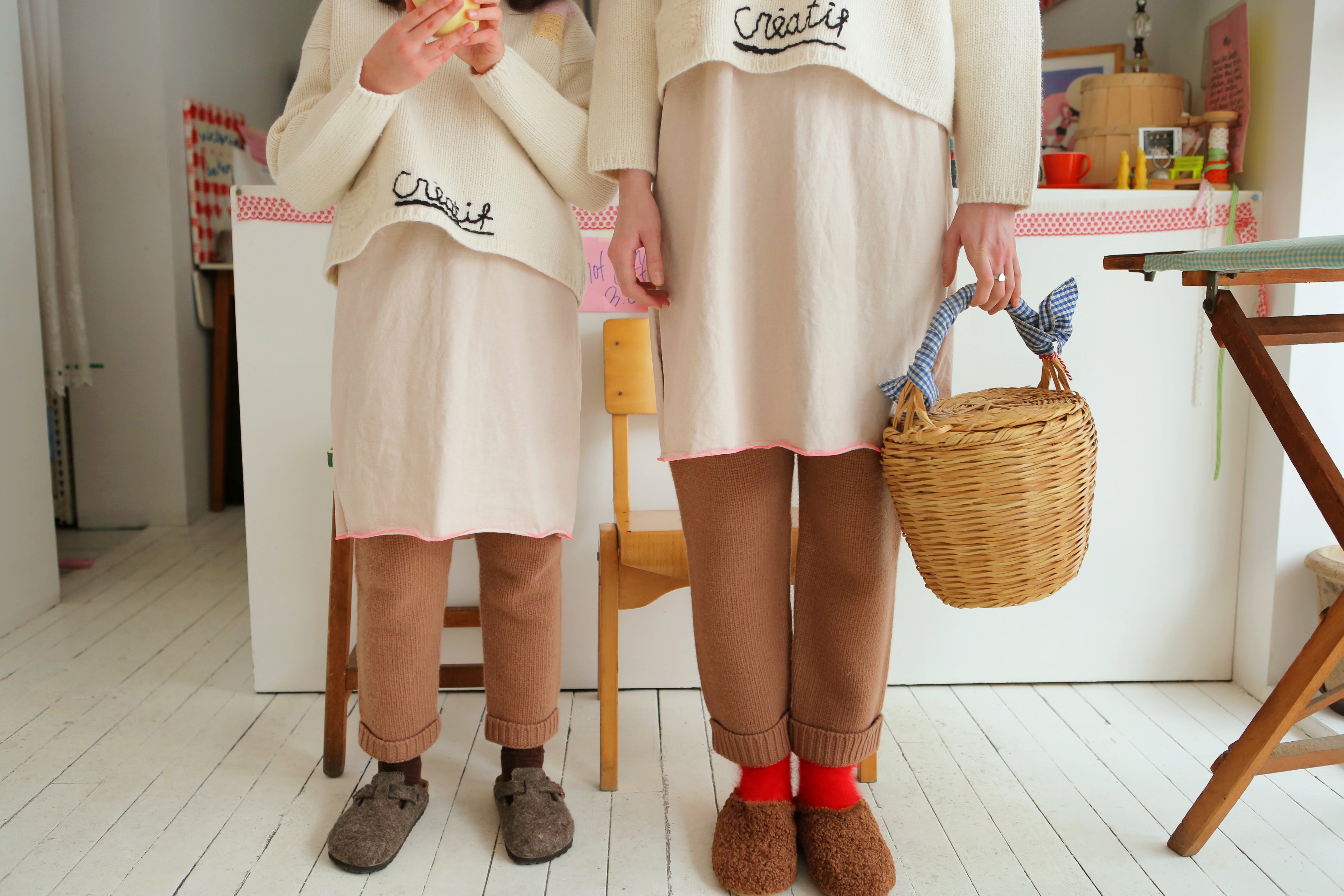 Tambere Ella Kid's Knit Wool Pant Mocha Brown | BIEN BIEN bienbienshop.com