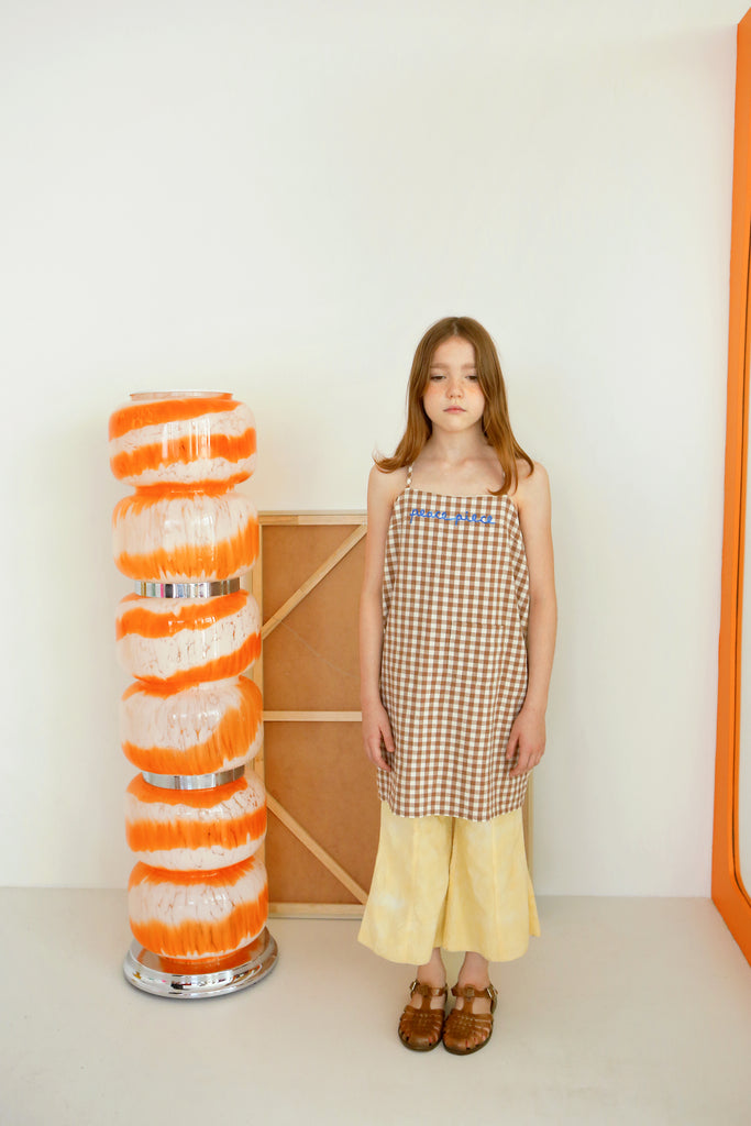 NEW Tambere Tuva Kid's Flared Trouser Tie Dyed Pale Yellow | BIEN BIEN bienbienshop.com
