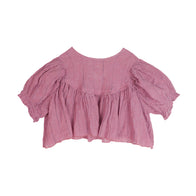 NEW Tambere Agnes Kid's Linen Blouse Pink | BIEN BIEN bienbienshop.com