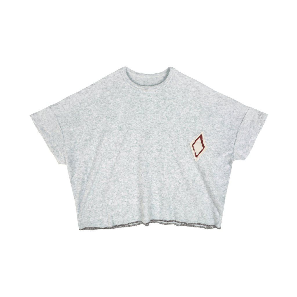 NEW Tambere Nova Kid's Short Sleeve Terry Tee Heather Grey Melange | BIEN BIEN bienbieinshop.com